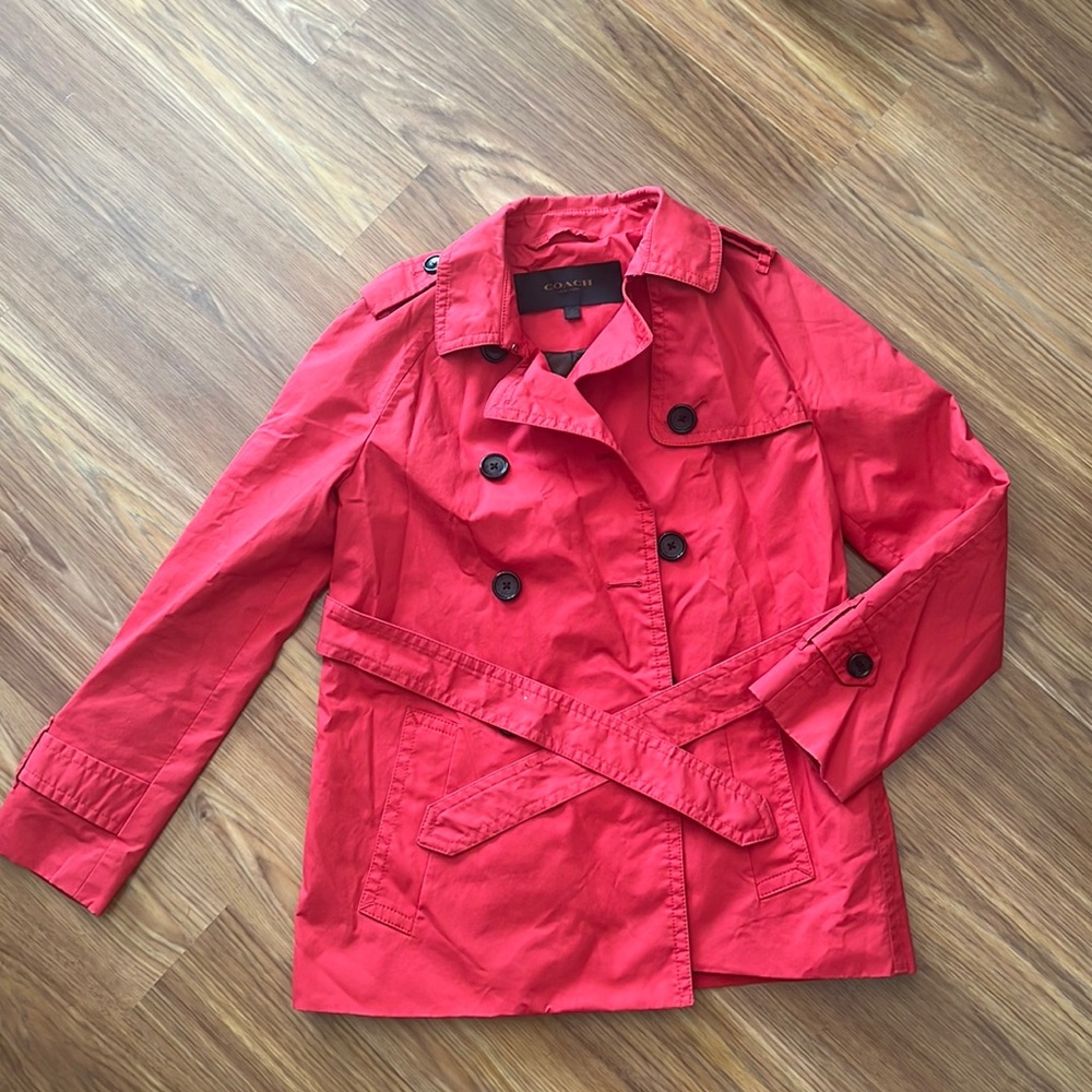 Coach spring pea coat